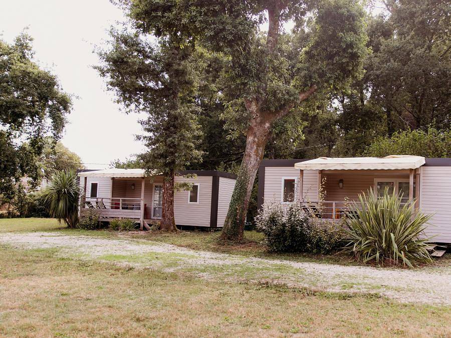 Camping Le Paradis - Mobilheim 4 personen - Pauillac 2 Schlafzimmer 2sdb 2wc in Saint-Laurent-Médoc, Regionaler Naturpark Médoc