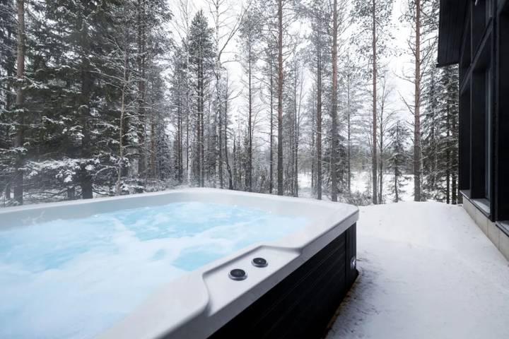 Villa für 8 Personen mit Terrasse in Pudasjärvi