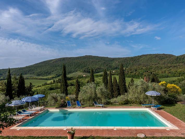 Gîte pour 4 personnes, avec Terrasse ainsi que Jardin et Vue à San Gimignano - 3
