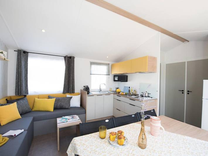 Mobil home pour 8 personnes, avec piscine et terrasse dans Plage De La Paree Du Jonc - 2