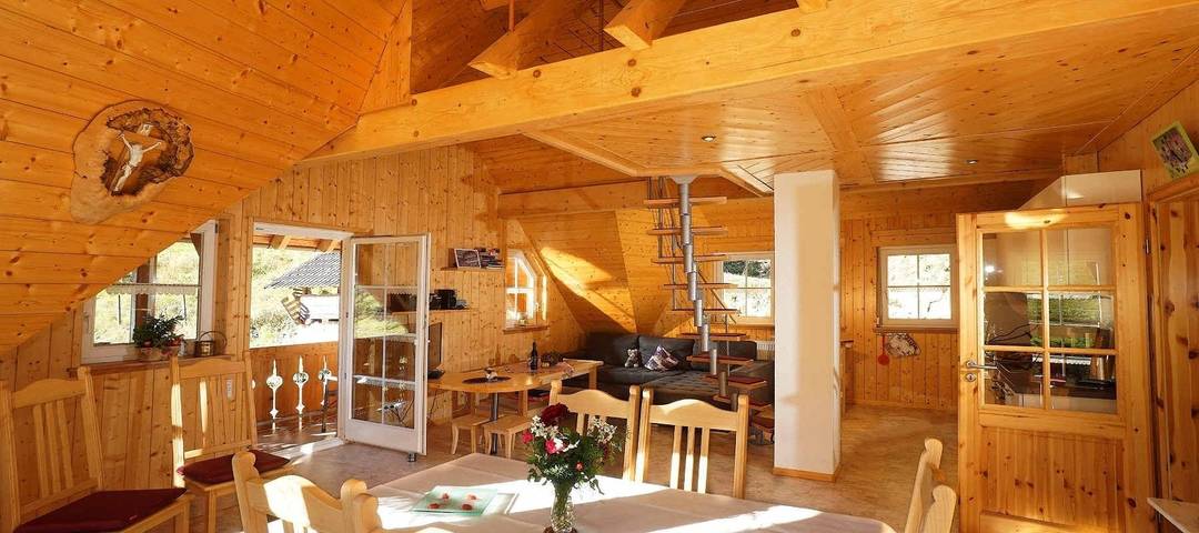 Ferienwohnung für 6 Personen, mit Balkon und Terrasse sowie Garten und Ausblick in Oberharmersbach - 4
