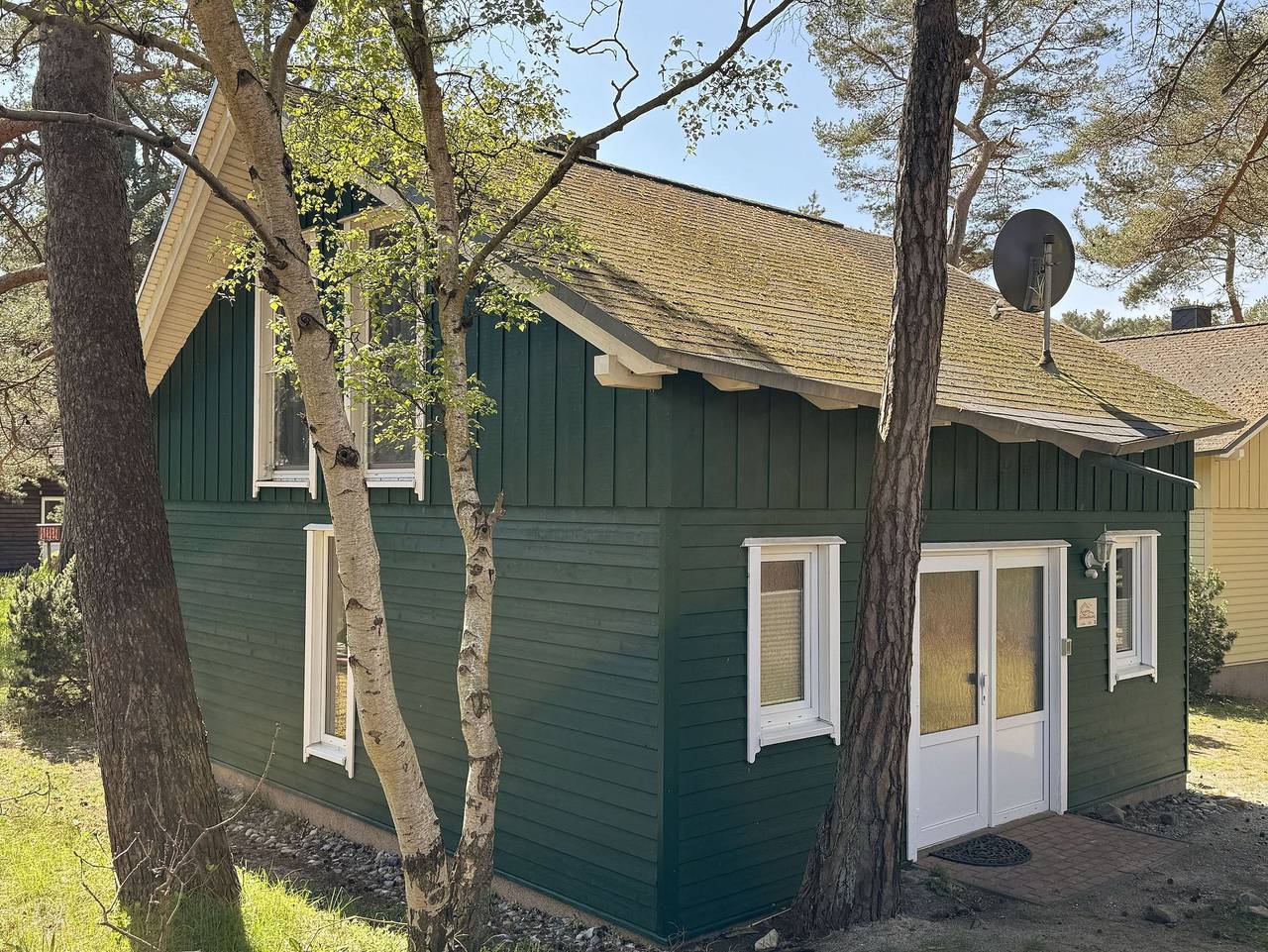 W: Strandhaus Dünenweg 17b mit Terrasse/Kamin in Baabe, Rügen