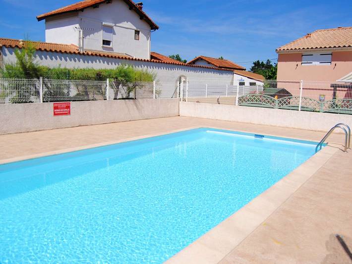 Appartement de vacances pour 4 personnes, avec piscine et terrasse, animaux acceptés dans Marseillan-Plage