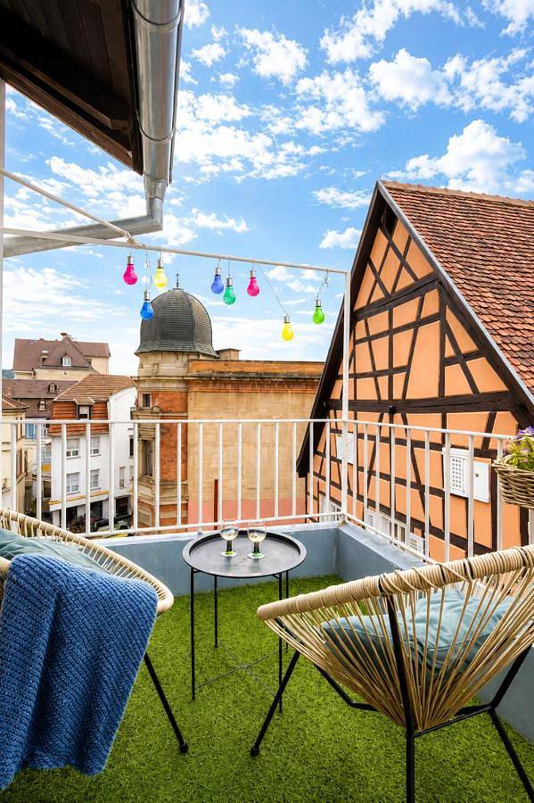Gîte pour 2 personnes, avec vue et terrasse à Sélestat