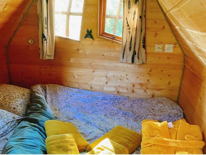 Location de vacances pour 2 personnes, avec terrasse ainsi que jacuzzi et jardin à Guenrouet - 4