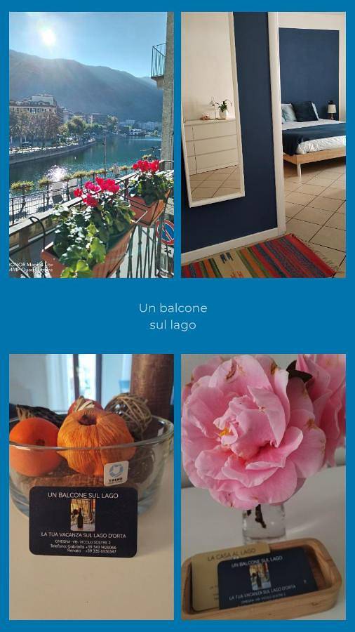 Gîte pour 4 personnes, avec vue sur le lac ainsi que vue et balcon à Omegna - 3