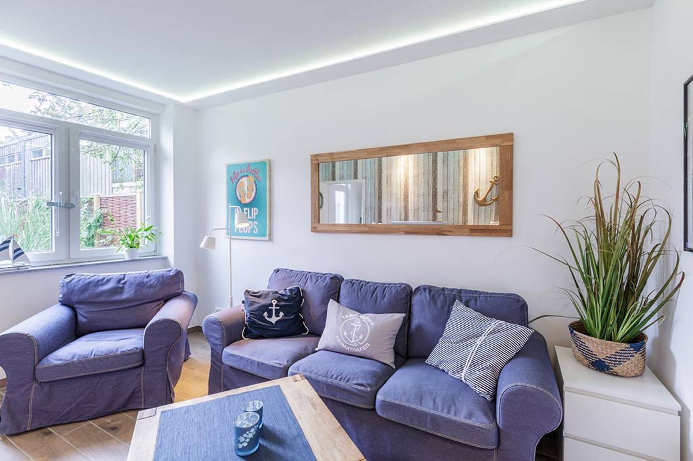 Ferienhaus 'Bootshaus' mit privater Terrasse, privatem Garten und Wlan in Travemünde, Lübecker Bucht