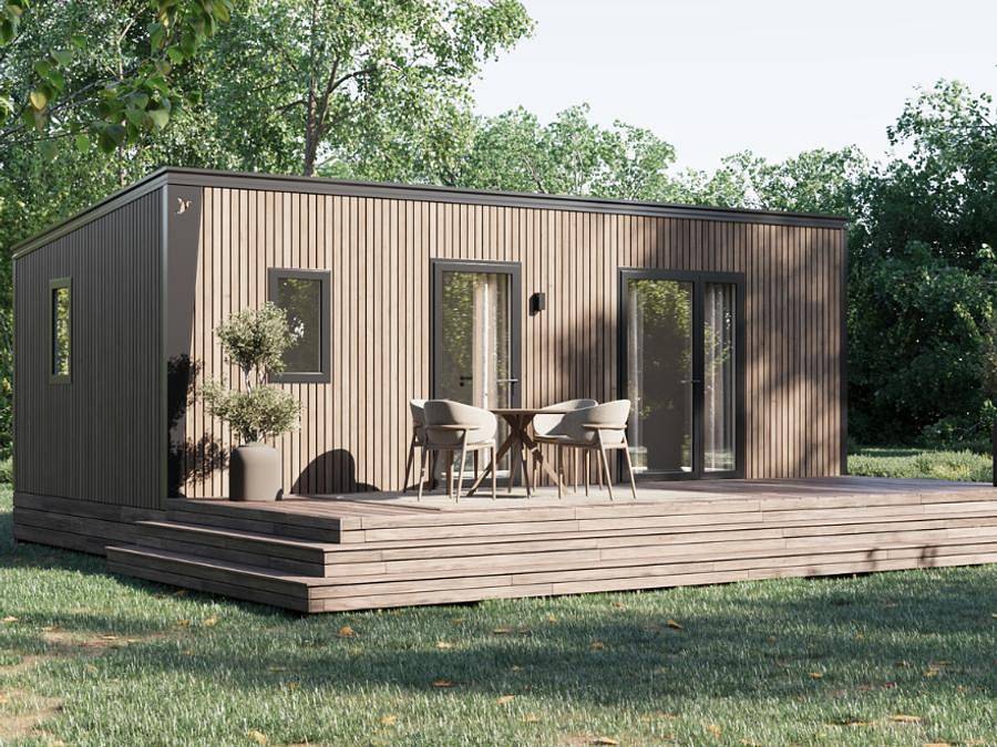 Flower Camping Le Val Vert en Berry - Mobilhome 5 personas - Premium - 2 dormitorios + Terraza + Lv in La Châtre, Región de La Châtre