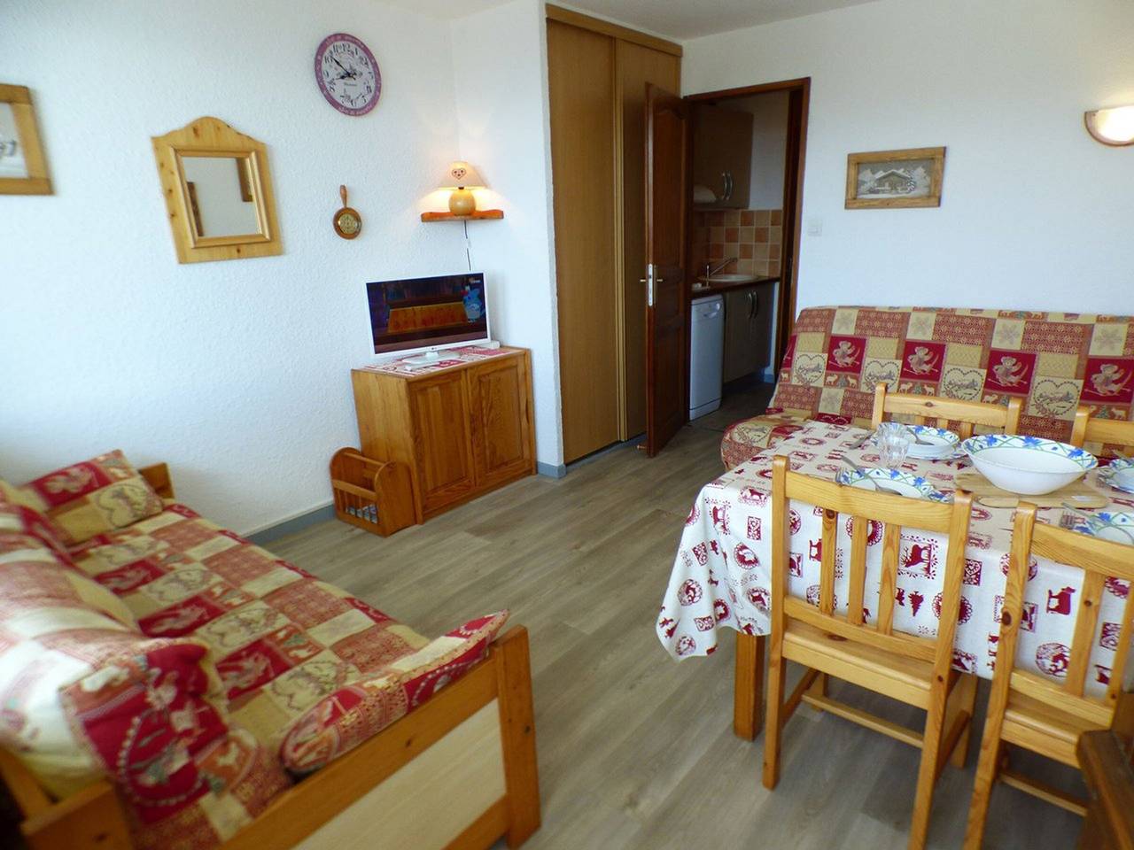 Appartement entier, Studio 4 personnes Les Saisies, parking in Les Saisies, Région d'Albertville