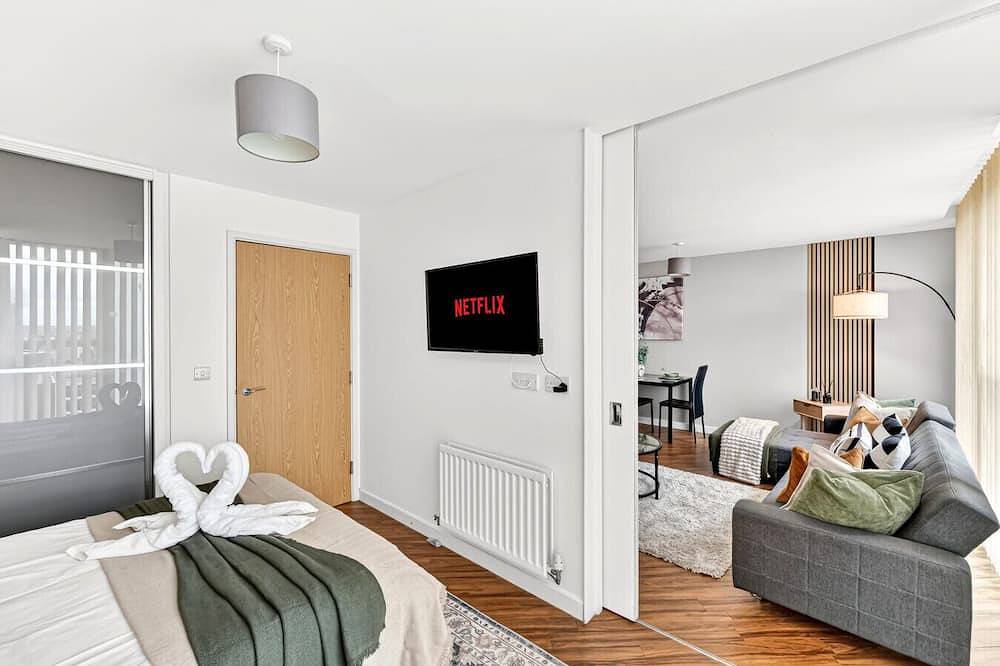 Ganze Wohnung, Chelsea Apartment @ The Hub • City Views • Free Parking • Sky Tv • Fast Wifi • Yoko Property in Milton Keynes, Südostengland