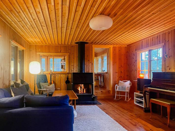 Skärgårdsidyll på Möja nära hav och blåbär in Stockholms skärgård