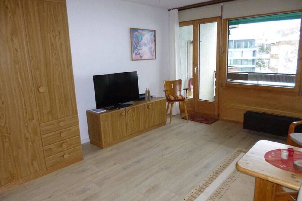 Ganze Wohnung, Großzügiges Studio für 1-3 Pers. mit Balkon, Schwimmbad und Sauna, Davos-Dorf in Schatzalp, Davos