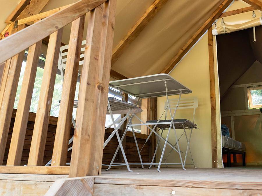 Camping Sites et Paysages - L'Etang de Brissac  - Zelt 2 personen - Zelt Insolite Nature Cyclo 1 ch. -Ohne Sanitäranlagen - Ohne Küche in Brissac-Quincé, Loire-Tal