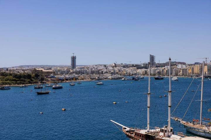 Vakantieappartement voor 4 personen, met uitzicht en balkon in Sliema