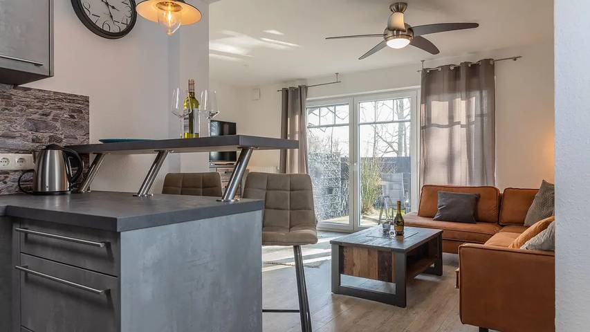 Ferienhaus für 5 Personen, mit Garten
