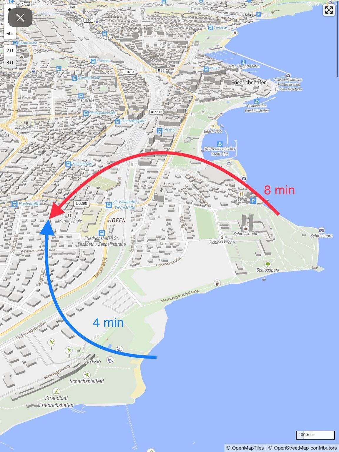 Ganze Wohnung, Apartment 'Am Bodensee- Zentrale' mit privatem Garten und Wlan in Friedrichshafen, Region Bodensee-Oberschwaben