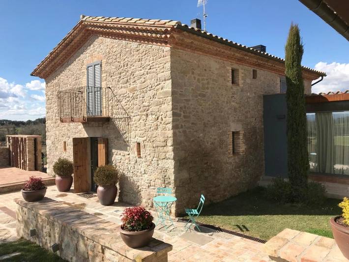 Casa rural para 10 personas, con Balcón y Terraza además de Jardín y Piscina en Osona