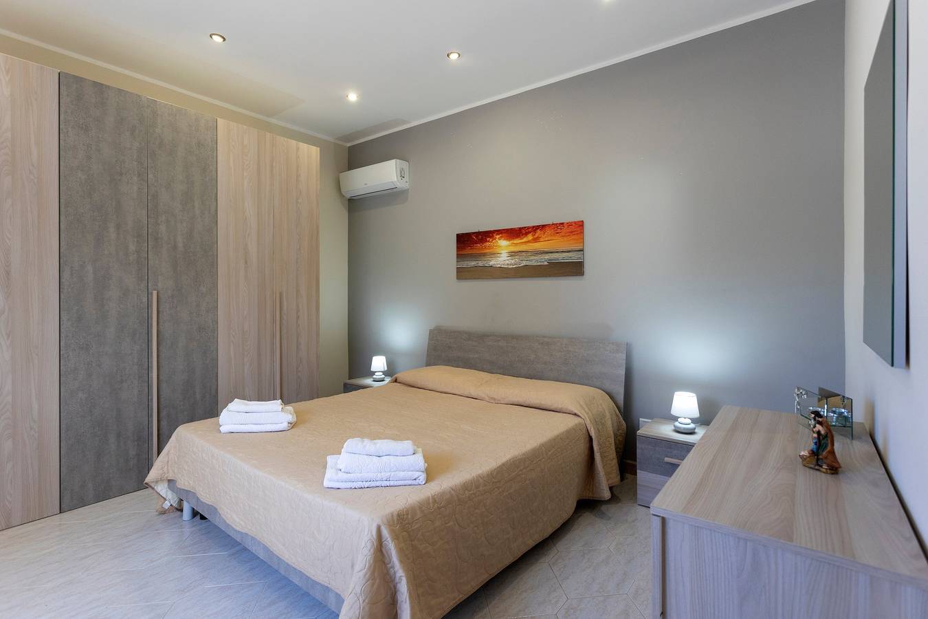 Ferienhaus Bandiera Blu in Strandnähe mit Klimaanlage, Terrasse und Garten in Contrada Fiori, Agrigento Provinz