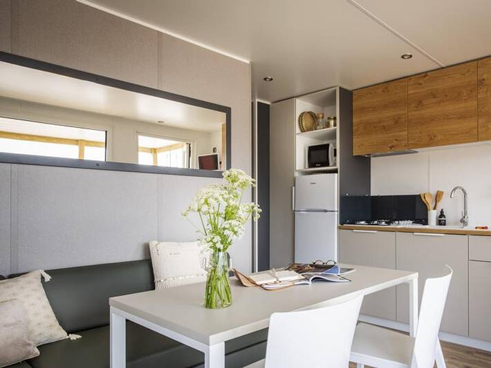 Camping Les Princes D'Orange - Ciela Village - Mobilheim 5 personen - Ciela Privilege Bay - 2 Schlafzimmer in Orpierre, Gap und Umgebung