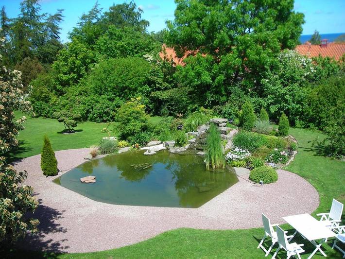 Ferienwohnung für 2 Personen, mit Terrasse und Garten sowie Ausblick in Simrishamn