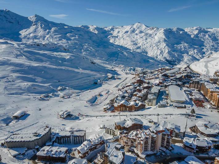 Chalet pour 4 personnes, avec balcon à Val Thorens