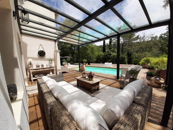 Location de vacances pour 8 personnes, avec balcon ainsi que vue et piscine à Salinelles - 2