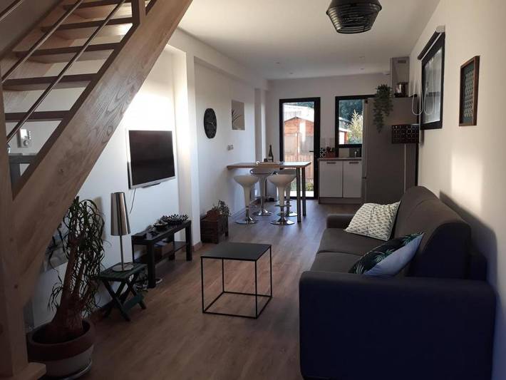 Gîte pour 4 personnes, avec terrasse et vue à Thorigné-Fouillard