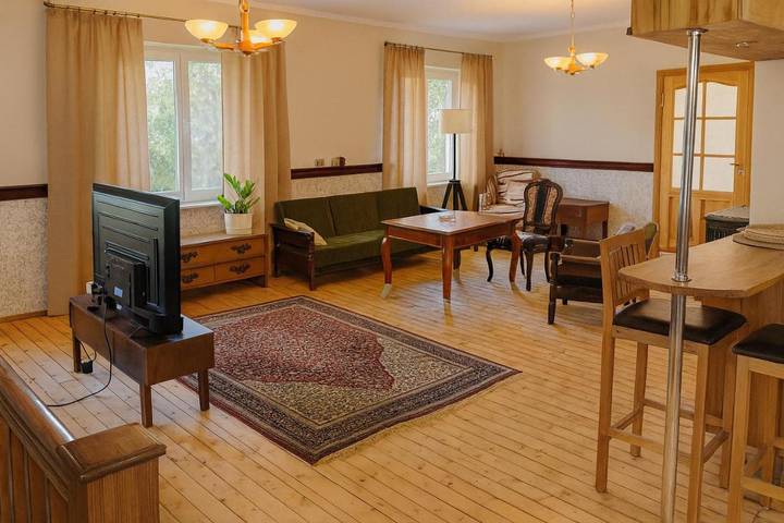 Appartement de vacances pour 5 personnes, avec jardin