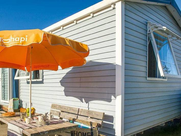 Camping Domaine de la Marina - Bungalow 4 personen - Mobilheim | Comfort | 2 Zi. | 4 Pers. | Einfache Terrasse | Clim. in Messanges, Côte d’Argent