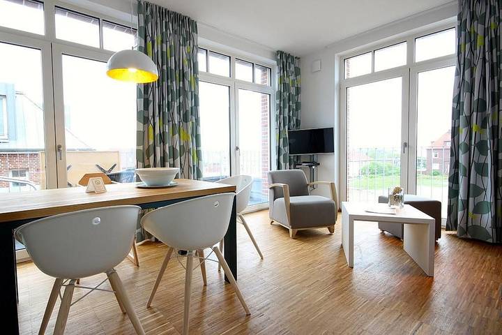 Vakantiewoning voor 6 personen, met balkon op Wangerooge