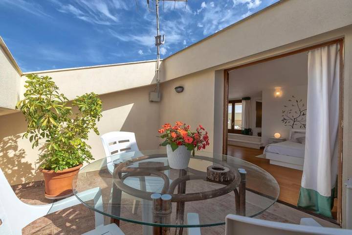 Appartamento per 3 persone, con terrazza e panorama in Olmedo