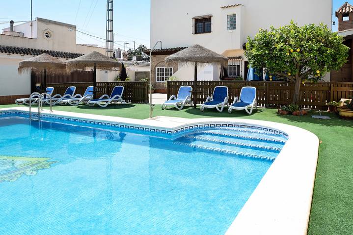 Casa rural con piscina para 3 personas, con jardín en Costa de la Luz - 2