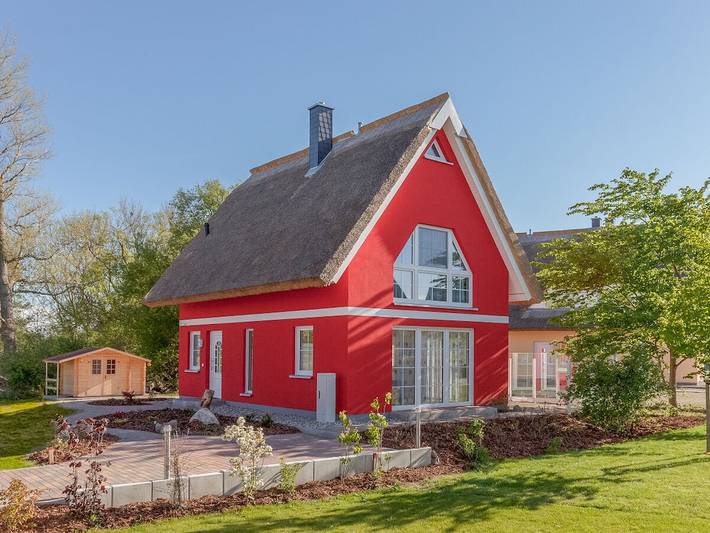 Ferienhaus für 4 Personen, mit Terrasse und Garten sowie Sauna