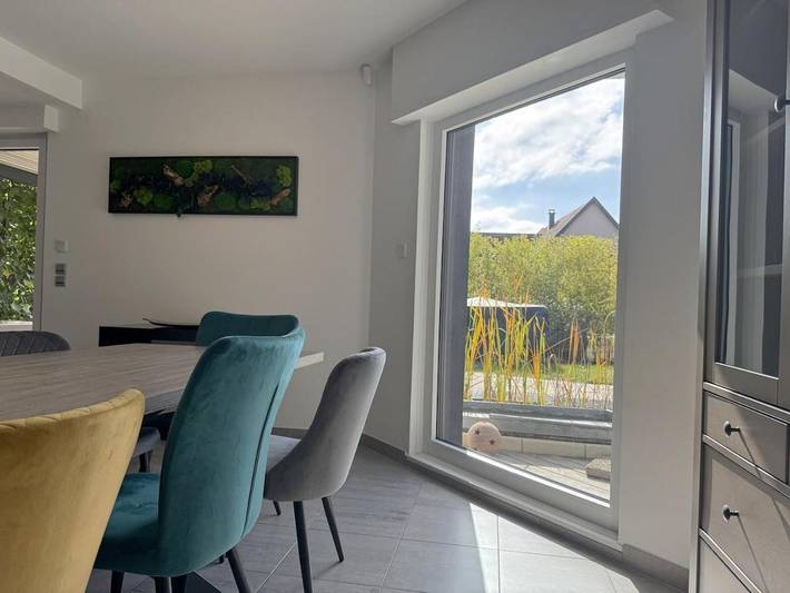 Location de vacances pour 10 personnes, avec piscine ainsi que jardin et terrasse à Zellenberg - 4