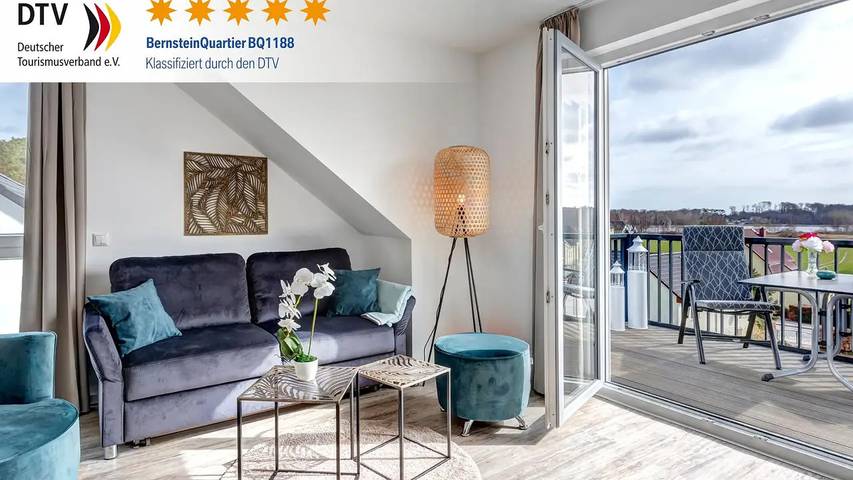 Ferienwohnung für 3 Personen, mit Balkon in Kölpinsee