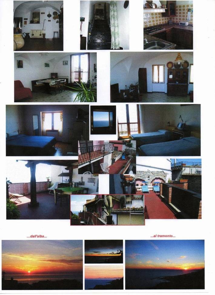 Ferienwohnung für 7 Personen, mit Balkon und Terrasse sowie Ausblick in Cipressa
