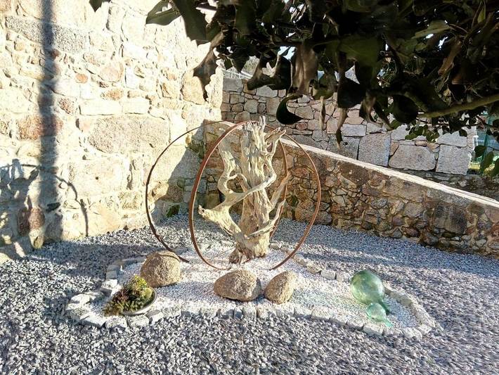 Casa rural con piscina para 10 personas, con piscina además de vistas y jardín, Se admiten mascotas en Salnés - 4