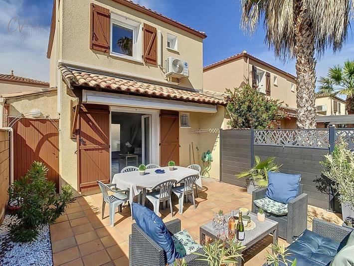 Maison de vacances pour 5 personnes, avec jardin ainsi que piscine et terrasse