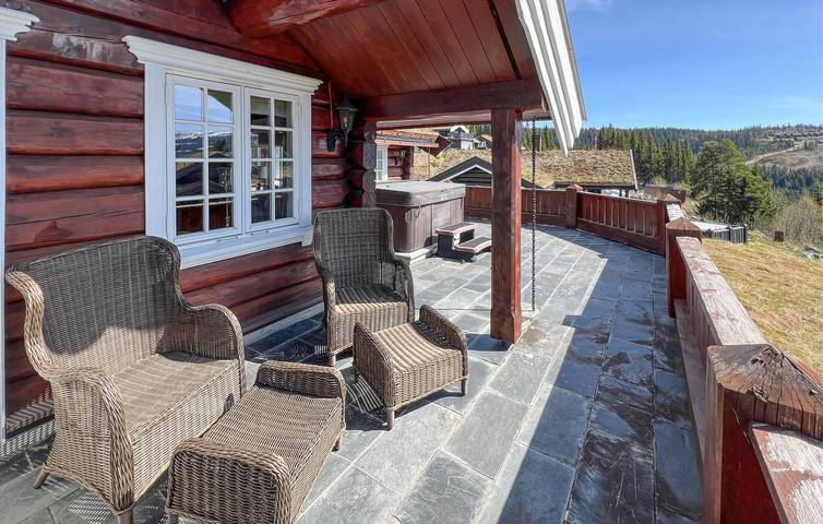 Ferienhaus für 10 Personen mit Terrasse in Hafjell, Øyer