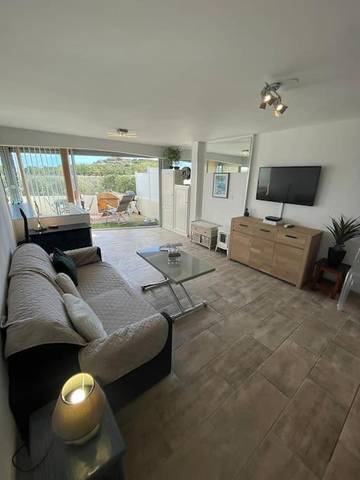 Gîte pour 6 personnes, avec terrasse et vue, animaux acceptés dans Plage de la Grande Conque