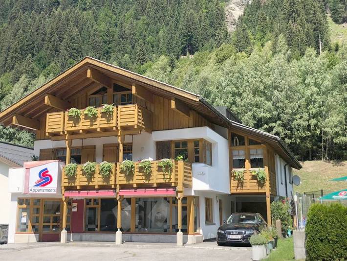 Gîte pour 5 personnes, avec terrasse et vue dans Partenen