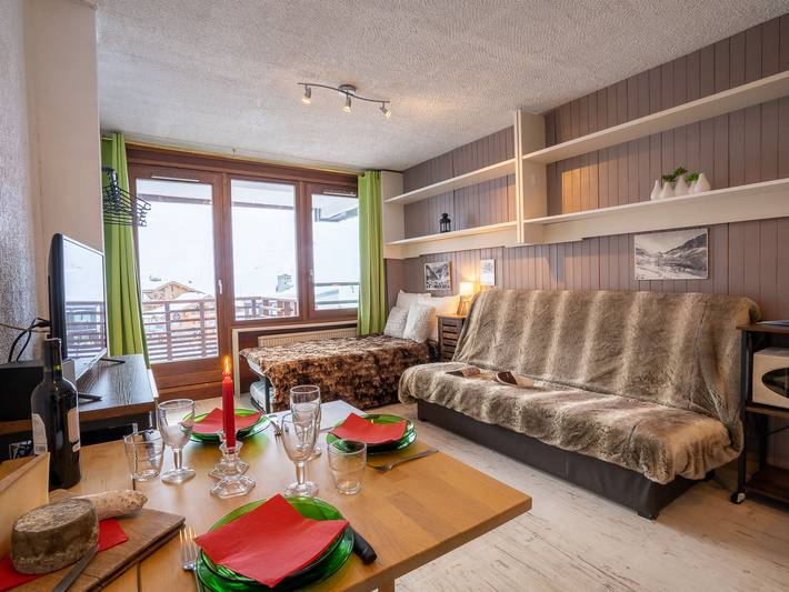 Appartement de vacances pour 3 personnes, avec balcon à Tignes