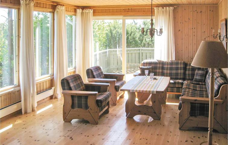 Casa de vacaciones para 6 personas con terraza in Råde