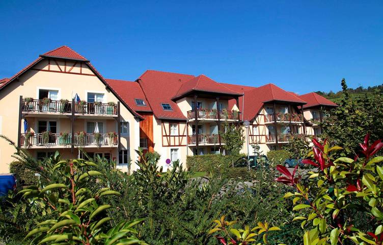 Studio für 3 Personen, mit Balkon und Terrasse sowie Pool und Sauna im Elsass