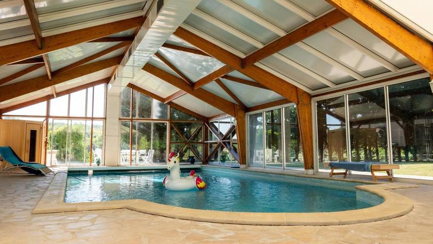 Maison d’hôte pour 2 personnes, avec Terrasse et Jardin ainsi que Piscine et Sauna