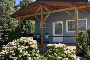 Bungalow für 4 Personen, mit Garten, mit Haustier im Spreewald