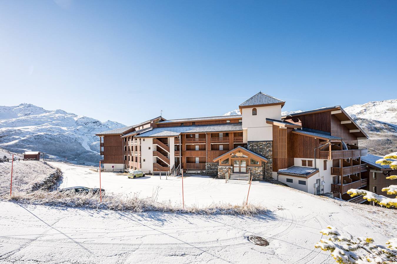 Geheel appartement, Appartement Les Menuires met bergzicht en balkon in Saint-Martin-de-Belleville, Les Trois Vallées