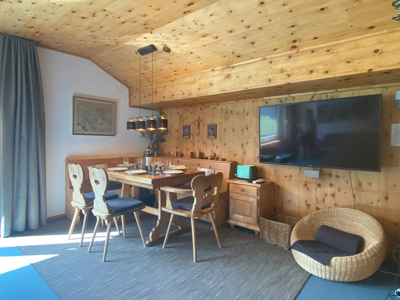 Ganze Ferienwohnung, Chesa Sur En mit Blick auf Piz Mezzaun und Uter in Zuoz, Oberengadin