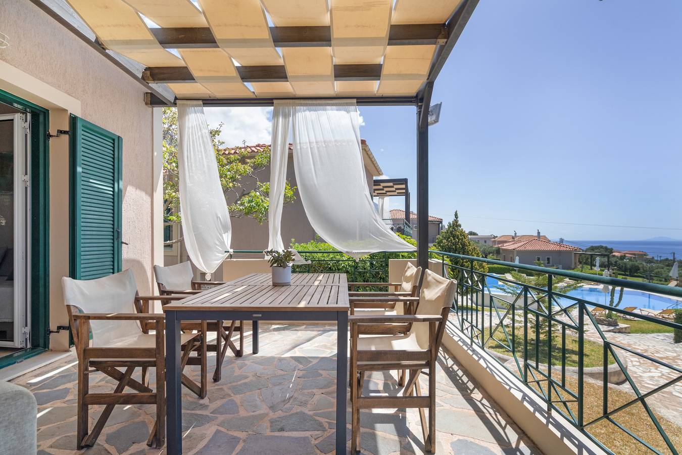 Ganze Wohnung, Villa Eirini mit Meerblick in Mousata, Kefalonia