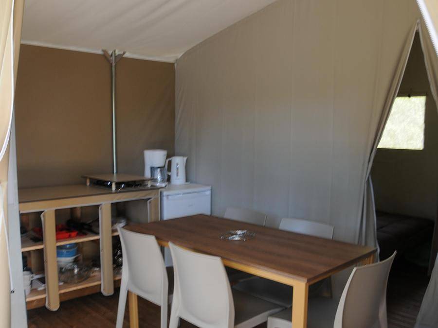 Flower Camping La Blanche Hermine - Zelt 5 personen - Lodge Hoedic Confort ohne Sanitäranlagen in Noyal-Muzillac, Côte des Mégalithes